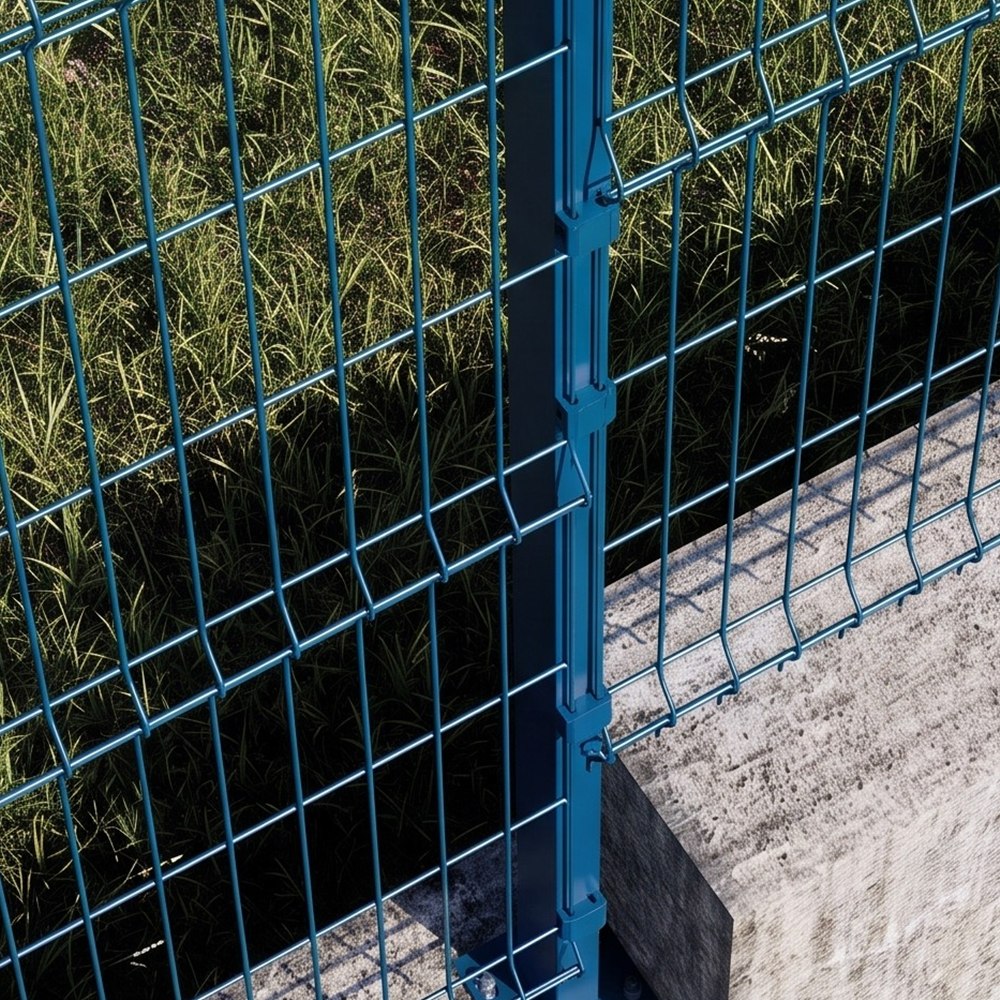 Montante 60×40 Parafusado 2,10 m — Azul — Postes e Montantes