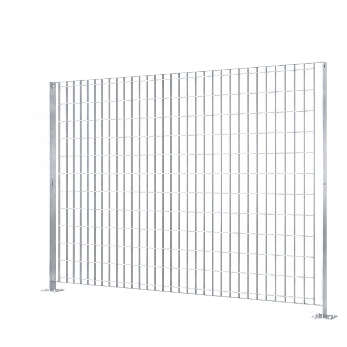 Painel Gradil Power galvanizado — barra chata e arames, foto de estúdio