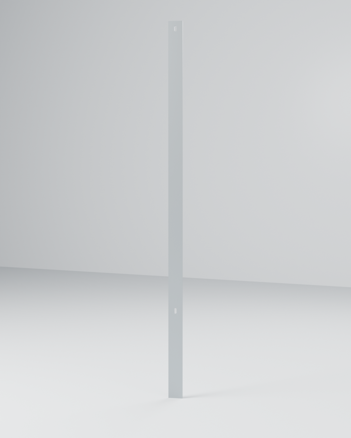 Montante Chato 3"×1/4" Chumbado 2,00 m — Galvanizado — Postes e Montantes
