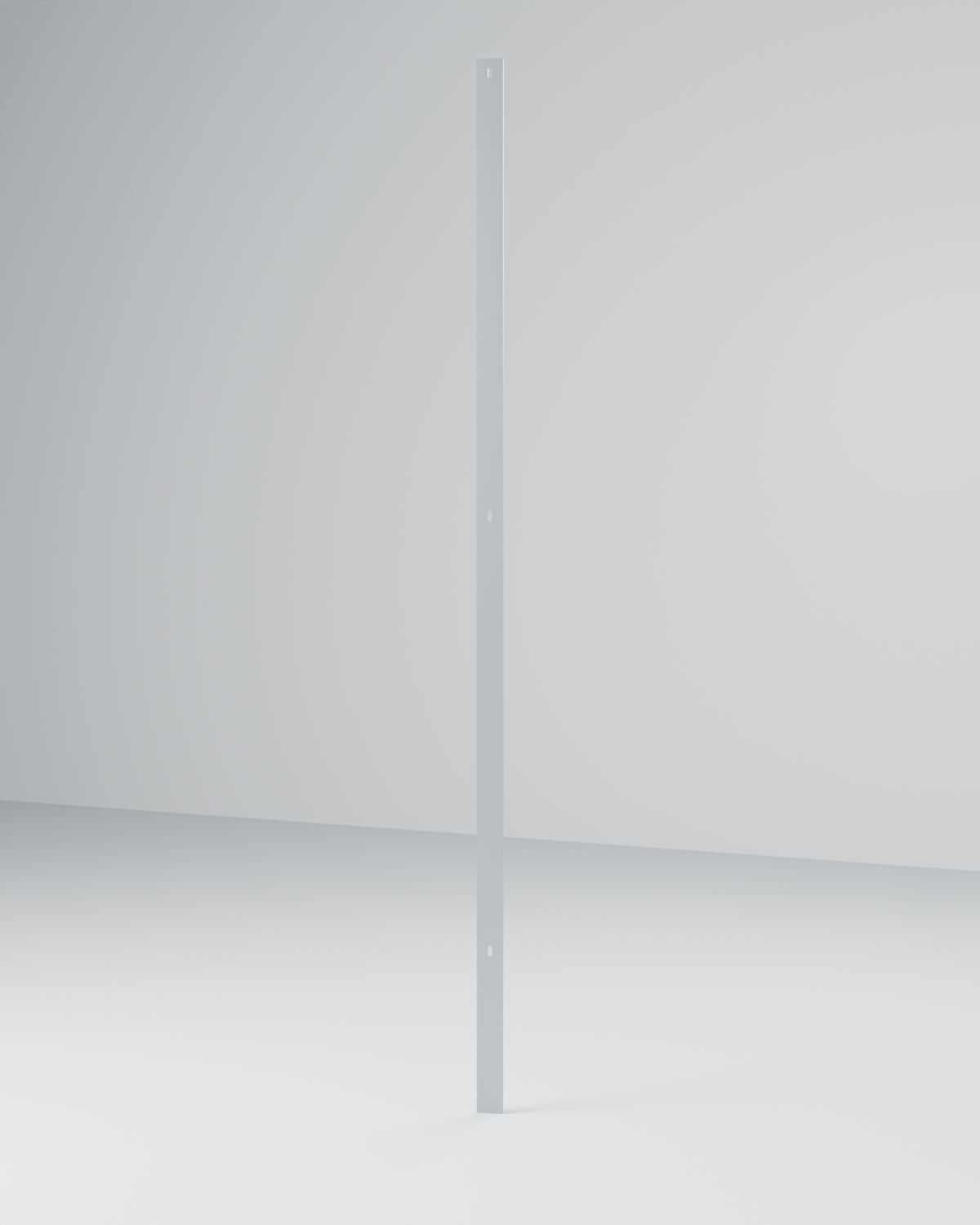Montante Chato 3"×1/4" Chumbado 3,00 m — Galvanizado — Postes e Montantes