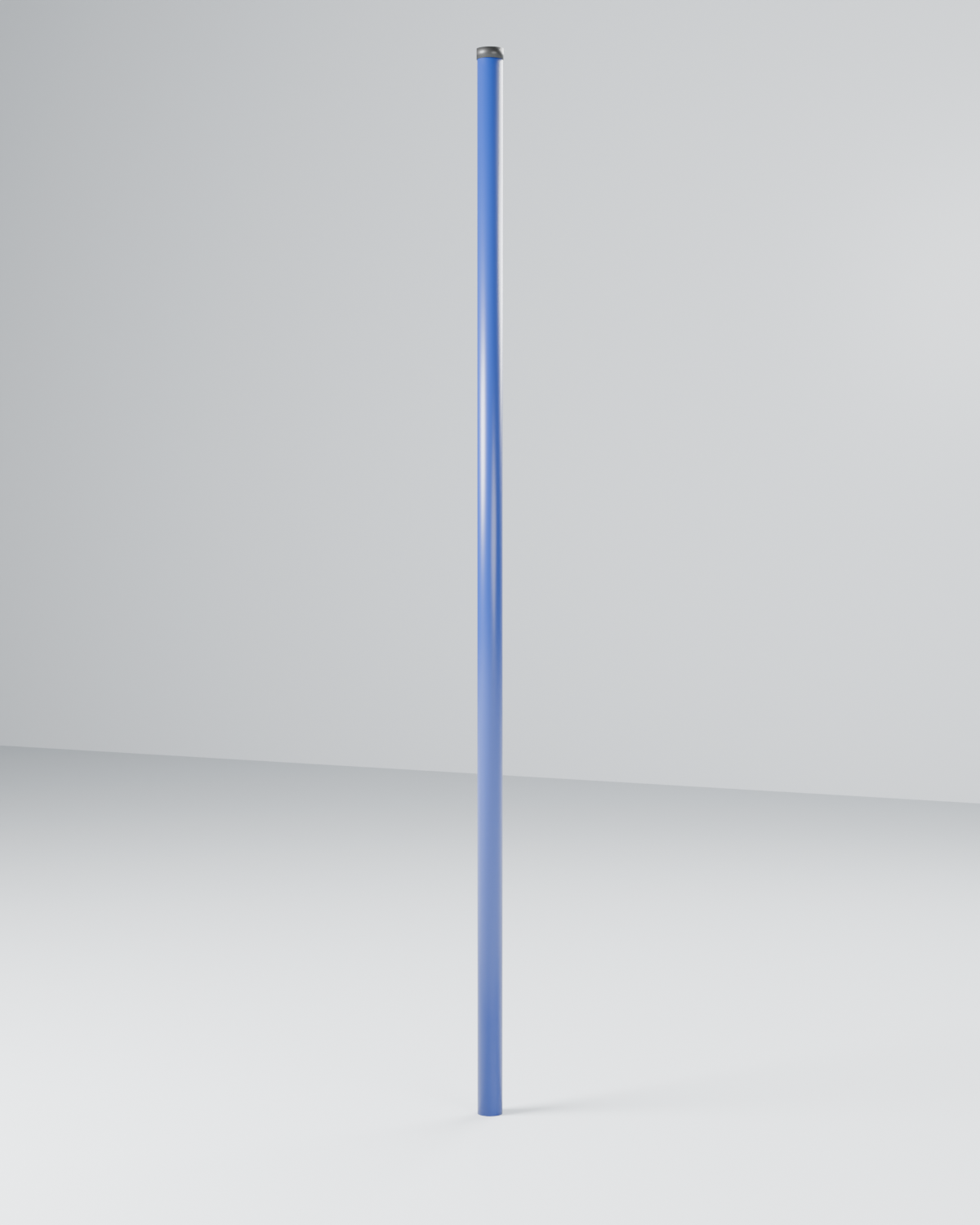 Montante Tubo 1.1/2" Chumbado 2,50 m — Azul — Postes e Montantes