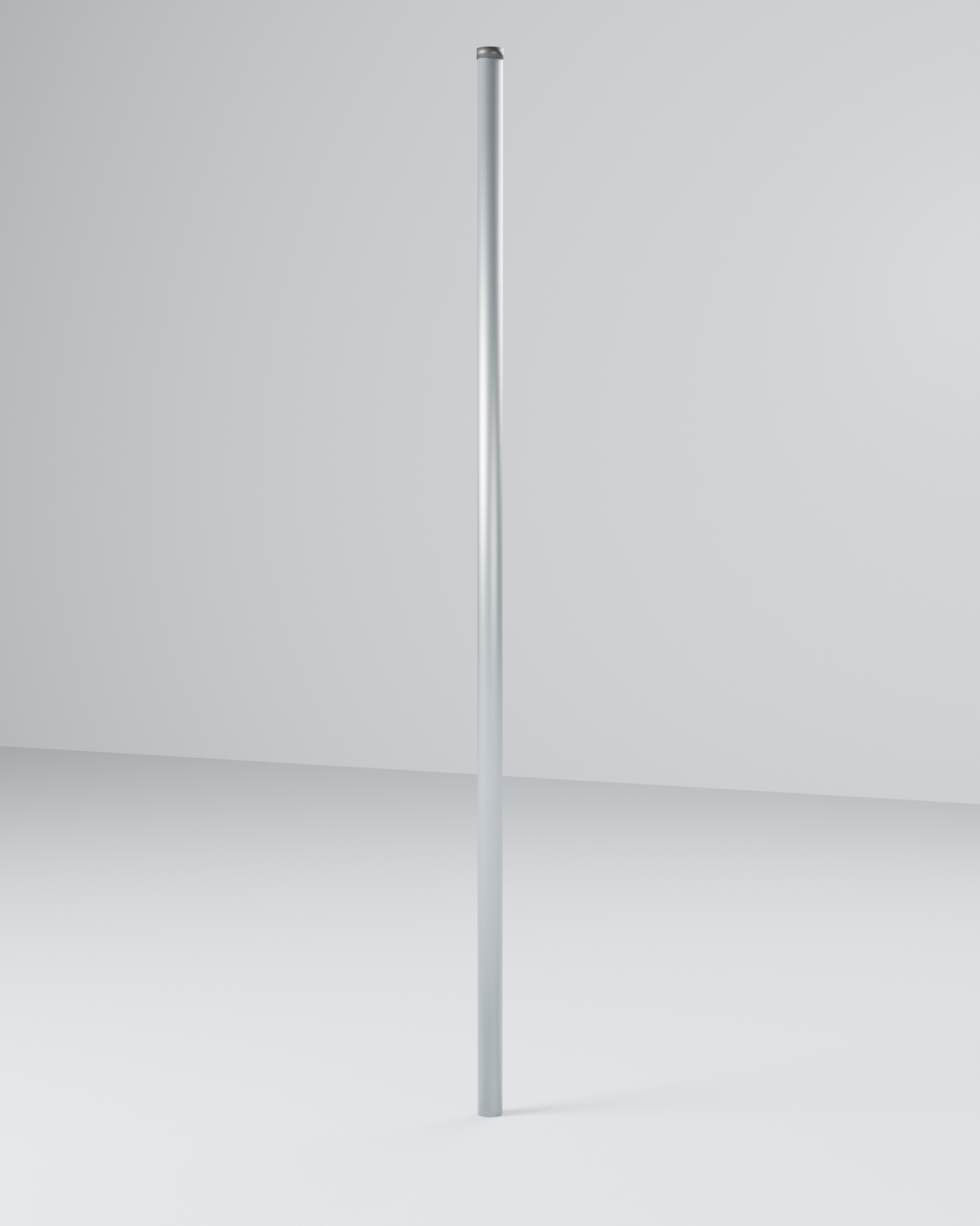 Montante Tubo 1.1/2" Chumbado 2,00 m — Galvanizado — Postes e Montantes