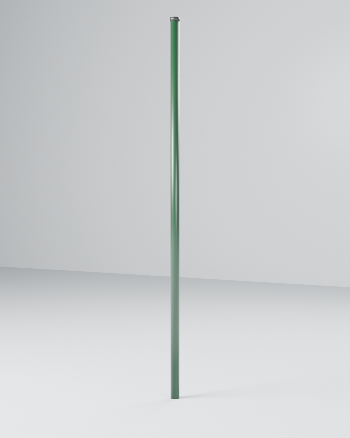 Montante Tubo 1.1/2" Chumbado 2,50 m — Verde — Postes e Montantes