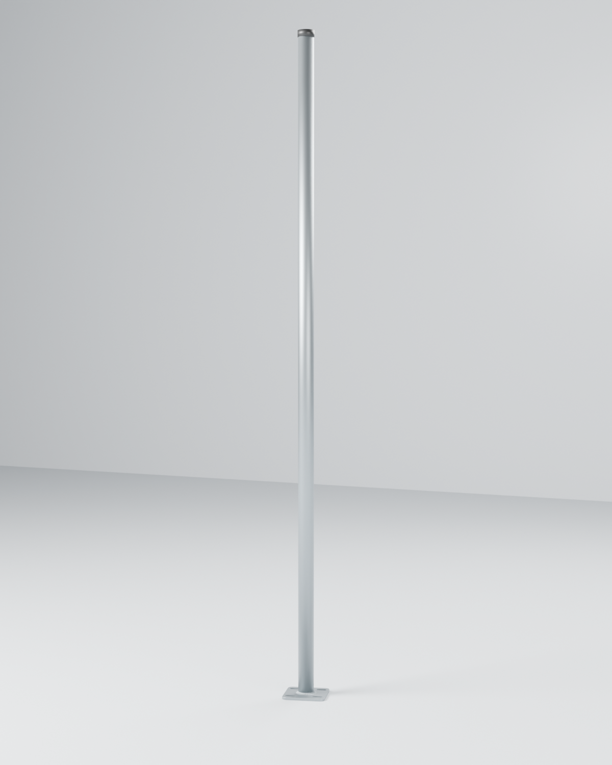 Montante Tubo 1.1/2" Parafusado 1,50 m — Galvanizado — Postes e Montantes